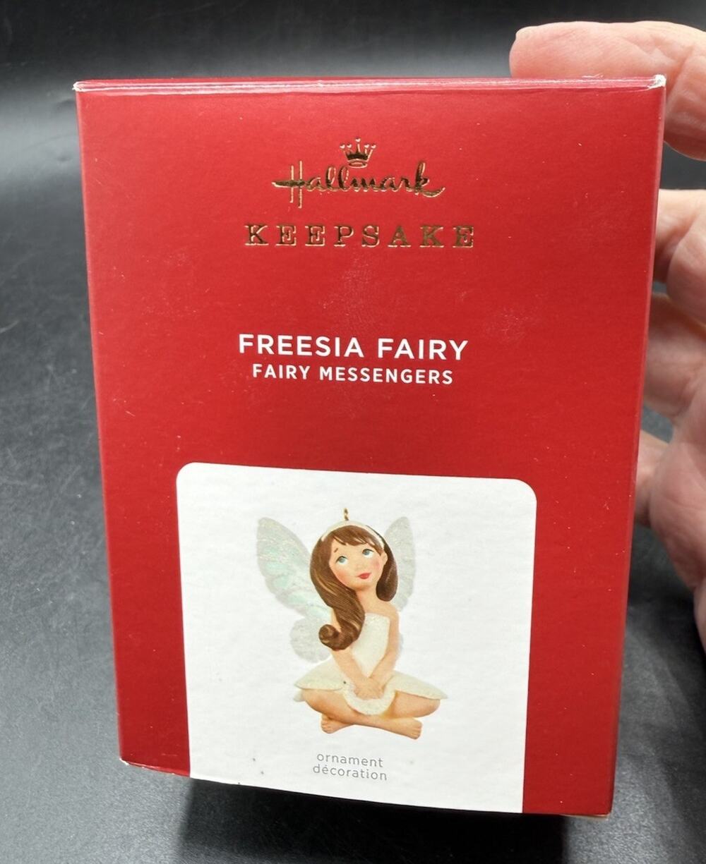 Hallmark Keepsake Fairy Messengers Freesia Fairy Christmas Ornament MIB -48D